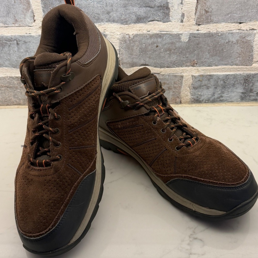 New Balance MW1201AD Mens 12.5 Brown Suede Walking Trail Shoes ABZORB